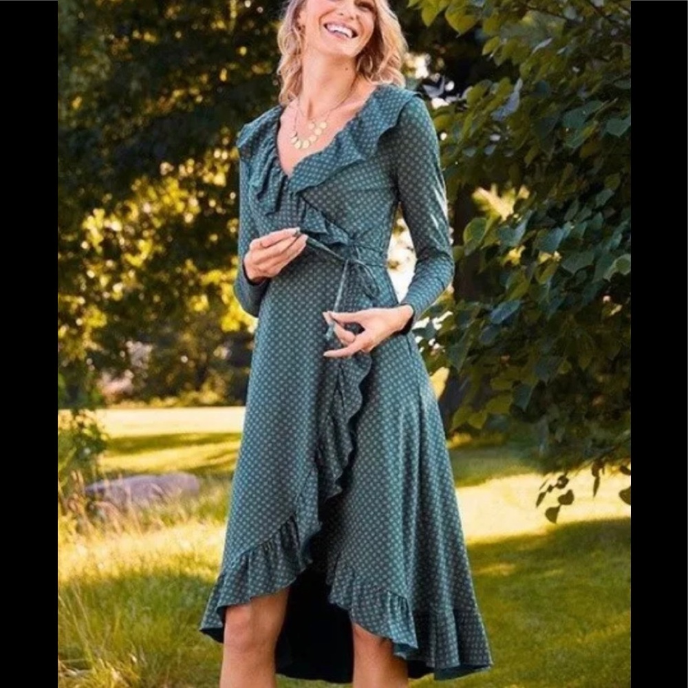 NWOT Matilda Jane Reunion Wrap Dress Adult L NEW